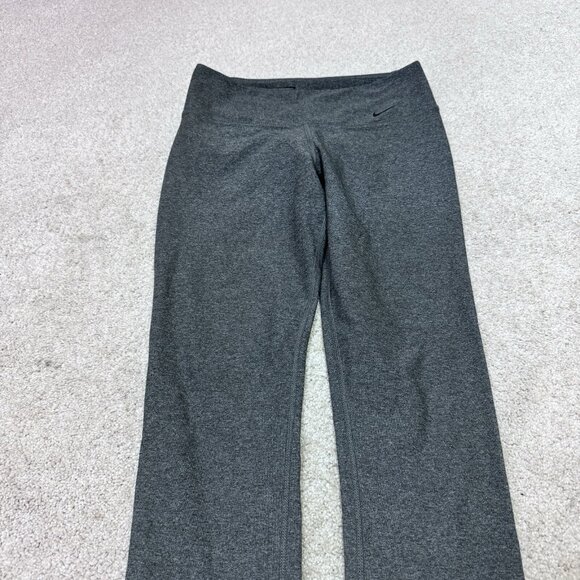 Nike Dri-Fit Leggings Gray Capri Pull On Skinny Women’s Size Small - Picture 8 of 11
